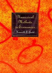 Cover of Numerical methods in economics by Kenneth L. Judd