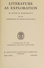 Cover of Literature as exploration by Louise M Rosenblatt
