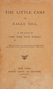 Front cover of The little camp on Eagle Hill by Susan Warner