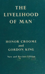Front cover of The livelihood of man by Honor Croome