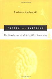 Cover of Theory and evidence by Barbara Koslowski