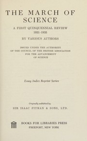 Cover of The march of science by British Association for the Advancement of Science.
