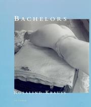 Cover of Bachelors by Rosalind E. Krauss