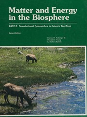 Cover of Matter and energy in the biosphere by Pottenger, Francis Marion