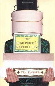Front cover of The high price of materialism by Tim Kasser