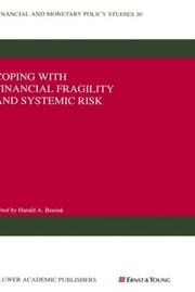 Front cover of Coping with Financial Fragility and Systemic Risk (Financial and Monetary Policy Studies) by H.A. Benink