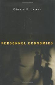 Front cover of Personnel economics by Edward P. Lazear