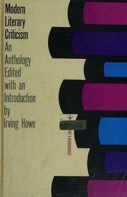 Cover of Modern literary criticism by Irving Howe
