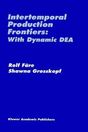 Cover of Intertemporal production frontiers by Rolf Färe