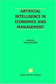 Front cover of Artificial intelligence in economics and management by International Workshop on Artificial Intelligence in Economics and Management (4th 1996 Tel-Aviv, Israel)