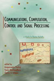 Cover of Communications, computation, control, and signal processing by Arogyaswami Paulraj