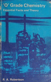 Front cover of 'O' grade chemistry by Ronald Arthur Robertson