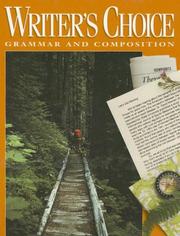 Cover of Writer's Choice by McGraw-Hill