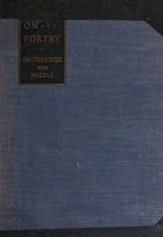 Cover of On poetry by Andrew Smithberger