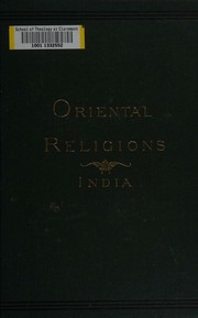 Front cover of Oriental religions and their relation to universal religion by Samuel Johnson
