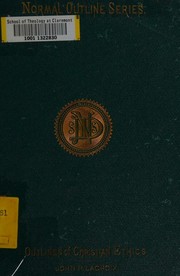 Front cover of Outlines of Christian ethics by John P. Lacroix