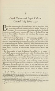 Front cover of The Papal State in the thirteenth century by Daniel Philip Waley