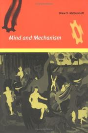 Cover of Mind and mechanism by Drew V. McDermott
