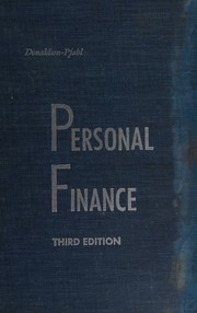 Front cover of Personal finance by Elvin Frank Donaldson
