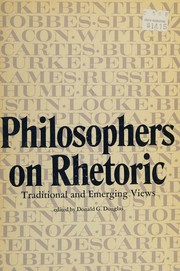 Front cover of Philosophers on rhetoric: traditional and emerging views by Donald G. Douglas
