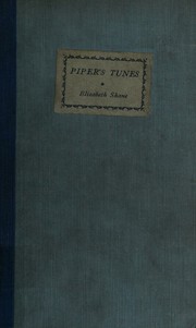 Cover of Piper's tunes by Elizabeth Shane