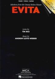 Cover of Evita by Andrew Lloyd Webber