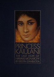 Front cover of Princess Kaiulani by Kristin Zambucka