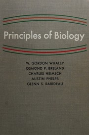 Cover of Principles of biology by William Gordon Whaley