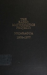 Front cover of The Radio Mathematics Project, Nicaragua, 1976-1977 by Radio Mathematics Project.