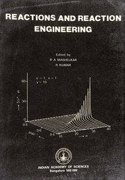 Cover of Reactions and reaction engineering by R. A. Mashelkar