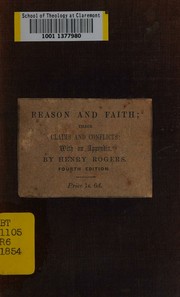 Cover of Reason and faith by Rogers, Henry