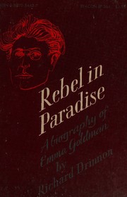Cover of Rebel in Paradise a Biography of Emma Goldman by Richard Drinnon