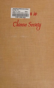 Cover of Religion in Chinese society by C. K. Yang