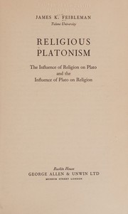 Front cover of Religious Platonism by James Kern Feibleman