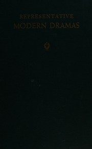 Front cover of Representative modern dramas by Charles Huntington Whitman