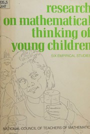 Front cover of Research on the mathematical thinking of young children by Leslie P. Steffe
