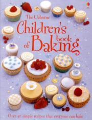 Front cover of The Usborne Children's Book of Baking (Children's Cooking) by Fiona Patchett