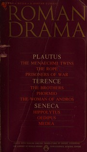 Cover of Roman drama by Samuel Lieberman