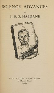 Front cover of Science advances by J. B. S. Haldane
