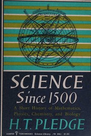Cover of Science since 1500 by Humphrey Thomas Pledge