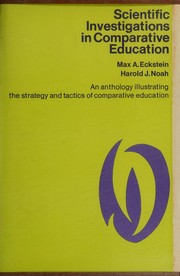 Cover of Scientific investigations in comparative education by Max A. Eckstein