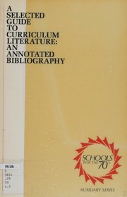 Front cover of A selected guide to curriculum literature by Louise L. Tyler