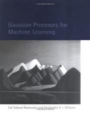 Cover of Gaussian processes for machine learning by Carl Edward Rasmussen