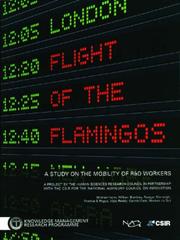 Front cover of Flight of the flamingos by Michael Kahn