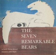 Cover of The seven remarkable bears by Emilie McLeod