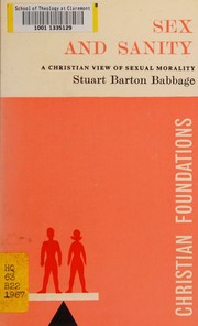 Cover of Sex and sanity by Stuart Barton Babbage