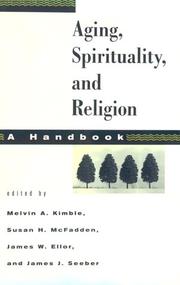 Cover of Aging, spirituality, and religion : a handbook by James W. Ellor