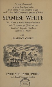 Cover of Siamese White by Maurice Collis