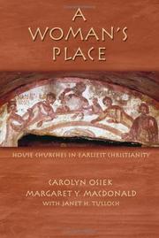 Cover of A woman's place by Carolyn Osiek