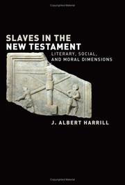 Front cover of Slaves in the New Testament by James Albert Harrill